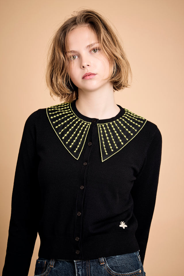 Lilly collar【Black】