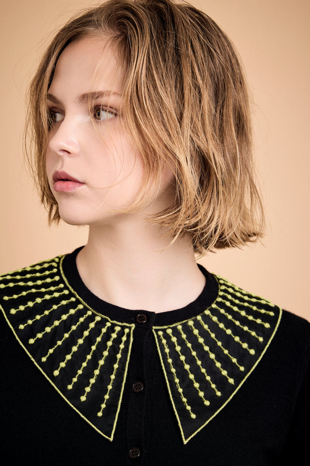 Lilly collar【Black】
