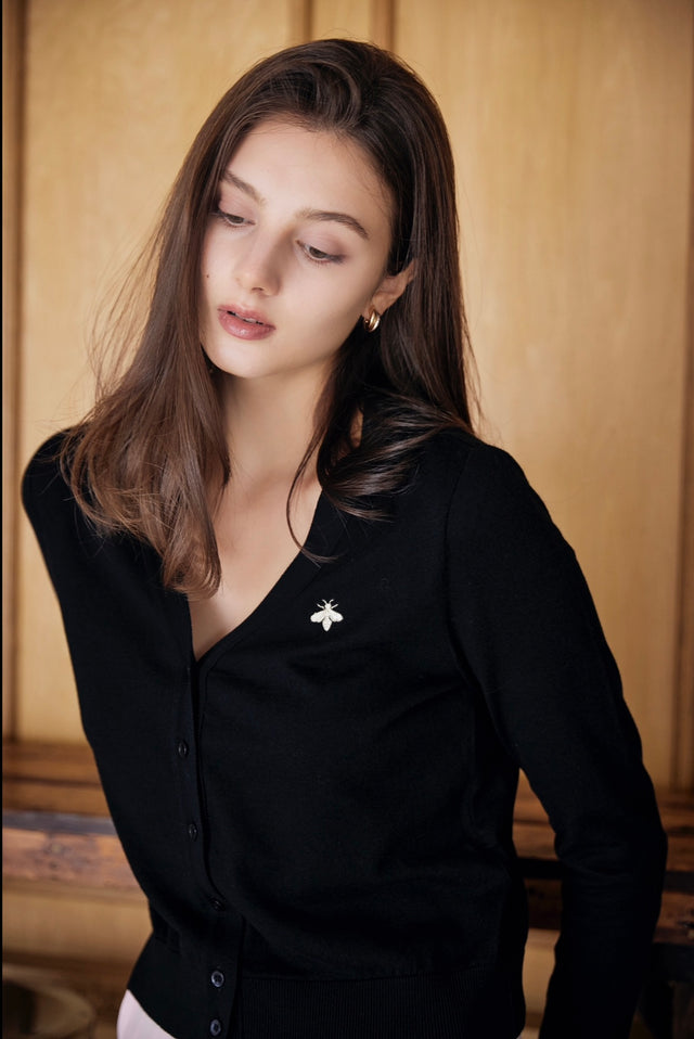 SUMIRE Vネック【Black】