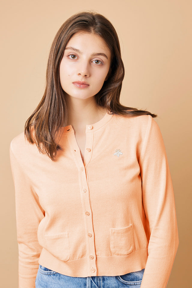 SUMIREシルク混【Powder orange】