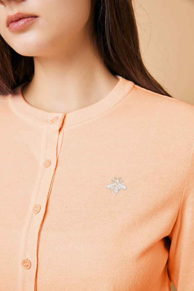 SUMIREシルク混【Powder orange】