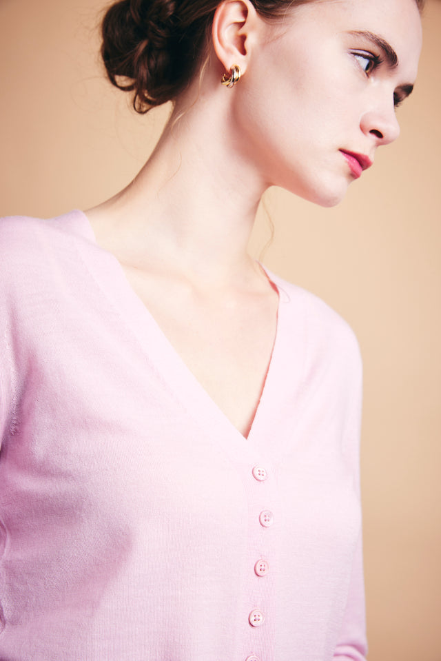 LUXURY V Neck【Sakura Rose】