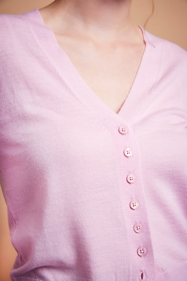 LUXURY V Neck【Sakura Rose】